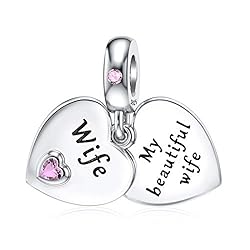 JIAYIQI Mother Sister Daughter Wife Charms Fit Pandora Charms