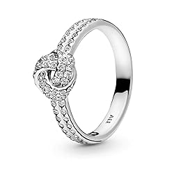 PANDORA Jewelry Shimmering Knot Cubic Zirconia Ring